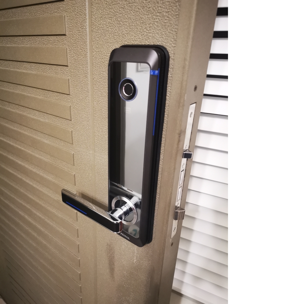 【Milre美樂】 四合一電子鎖MI-6500F  指紋+密碼+卡片+鑰匙